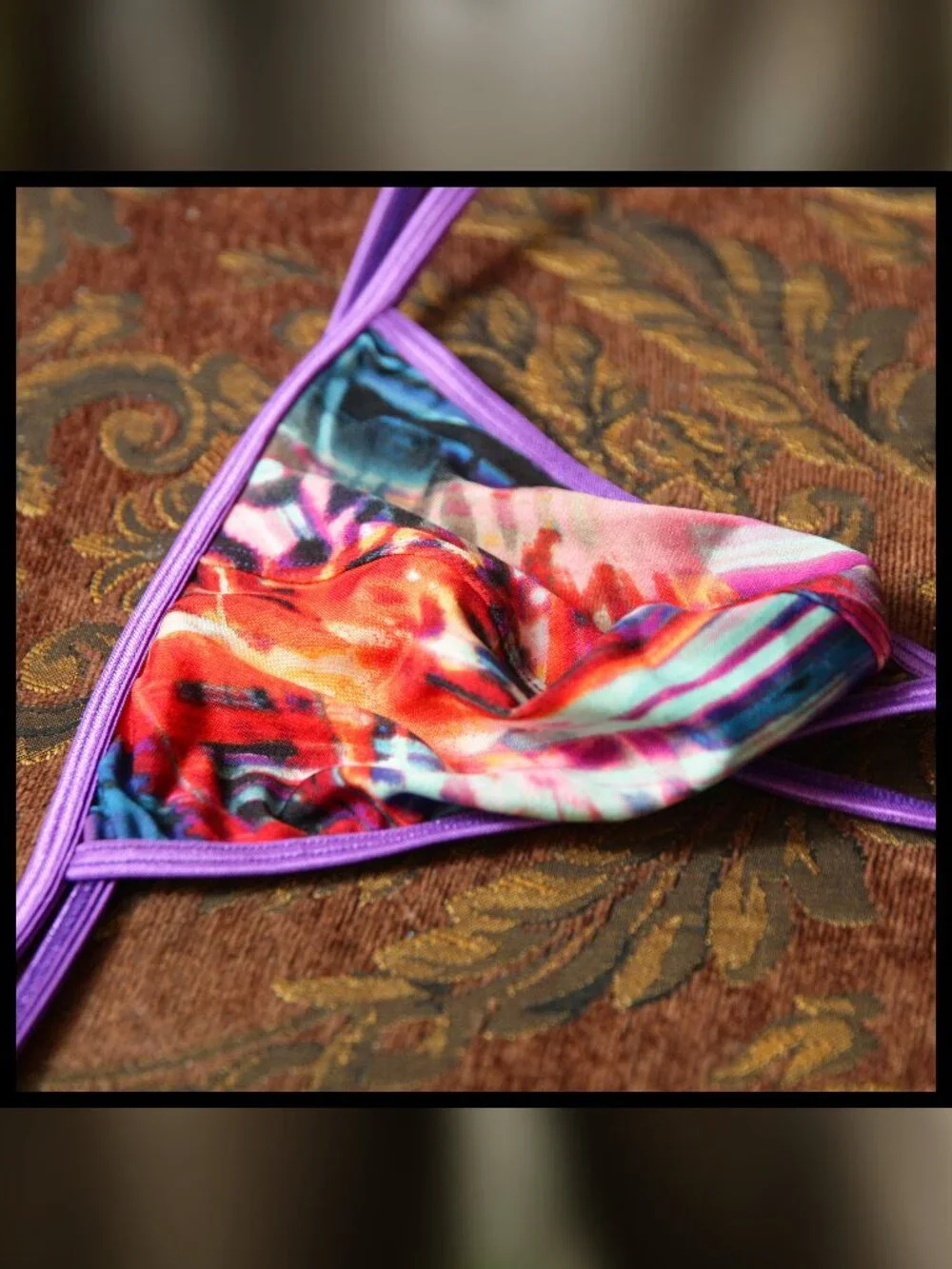 Mens Colorful Pouch Gstring Handmade